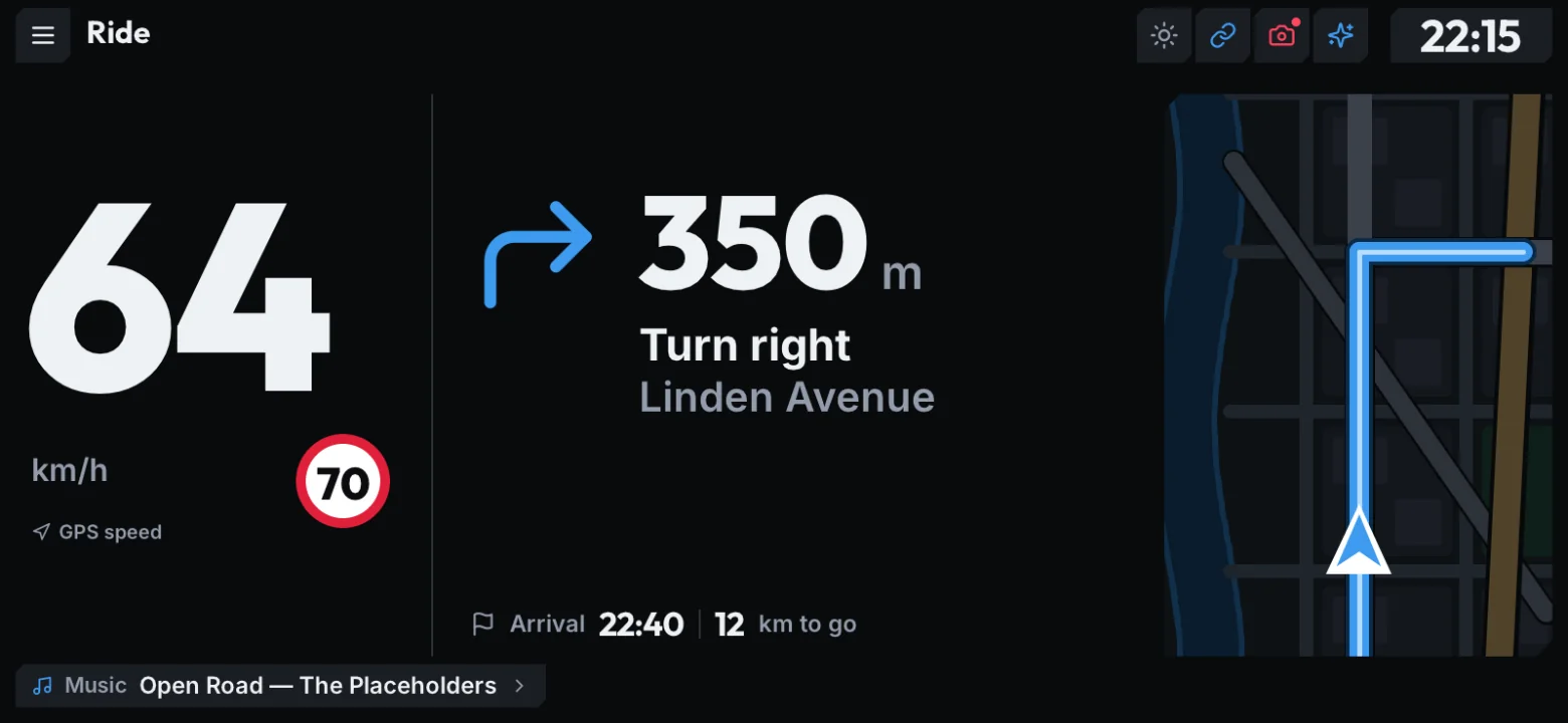 6.25" · ride screen
