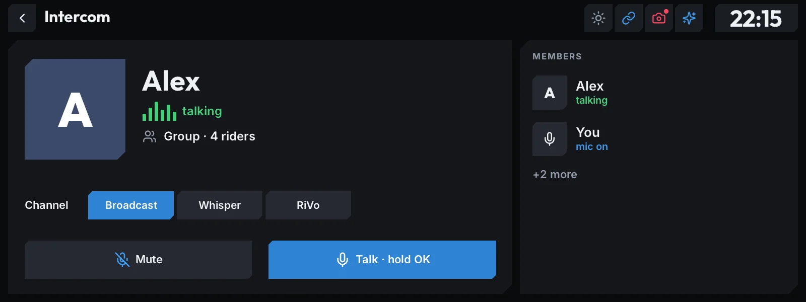 8.1" · group intercom